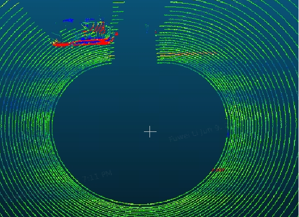 Undistorted LiDAR Points